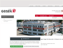 Tablet Screenshot of geisen-shop.de